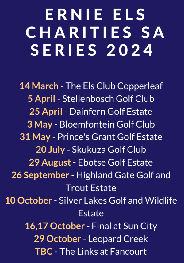 Ernie Els Charities 2024 Series
